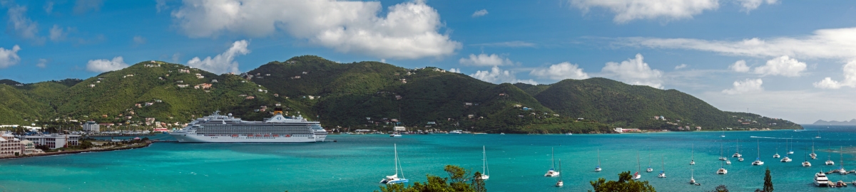 Road Harbour Panorama - 2 cruise ships docked (bvi4092)  [flickr.com]  CC BY 
Información sobre la licencia en 'Verificación de las fuentes de la imagen'